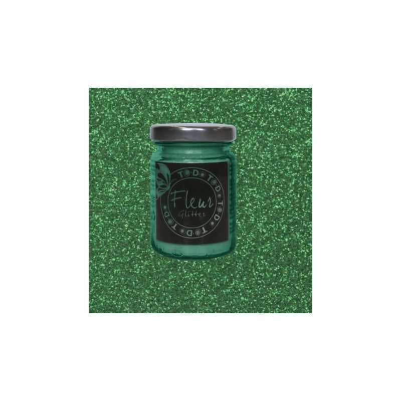 GLITTER DECORATIVO 90 GRAMMI COLORE JADE GREEN
