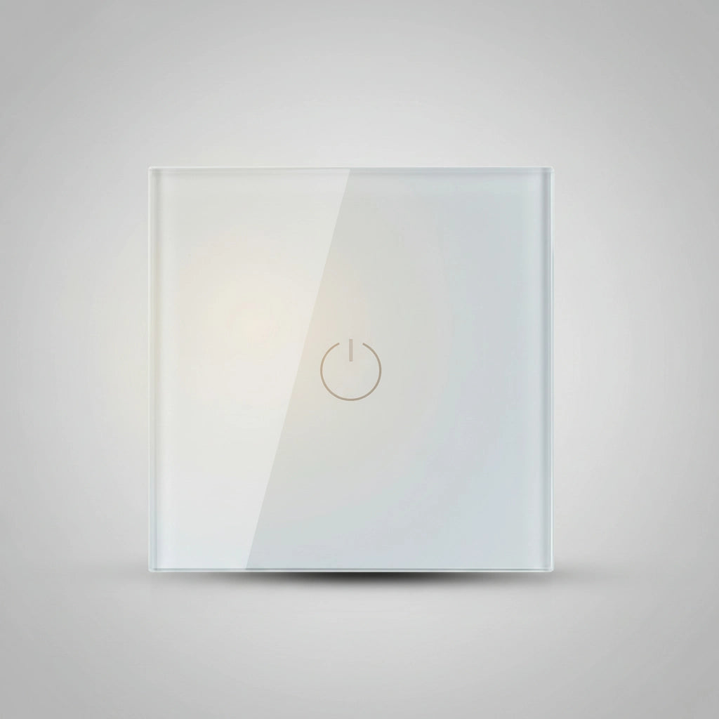 Interruttore Touch WiFi 1 Via Compatibile con Amazon Alexa e Google Home Bianco – V-TAC