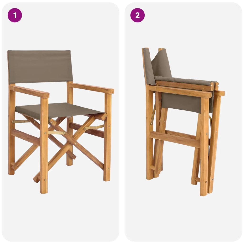 Sedia da pranzo 56 x 54 x 87 cm 100% Poliestere Teak Solido 42032678
