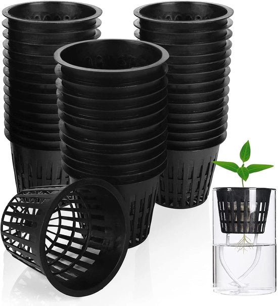 Pentola per coltura idroponica - 80 pezzi - 8 cm - Plastica