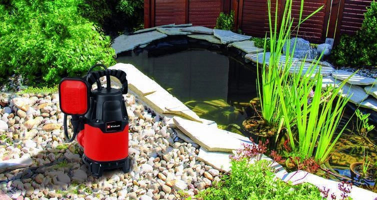 Einhell 4181530 GC-DP 3325 Pompa per acque scure 330 W portata 9500 L-h prevalenza 6 m corpi estranei 25 mm colore Nero