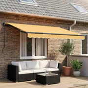 Tenda retrattile Sabbia 2,5 x 2 m Tessuto 3425608