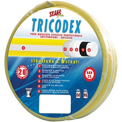 TUBO IRRIGAZIONE MAGLIATO TRICODEX STARS  MM 12 1/2 MT 15