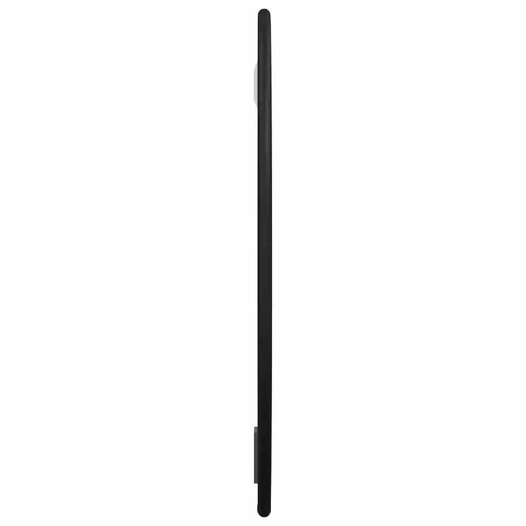 Specchio da Parete Nero Ø 30 cm Rotondo 348184