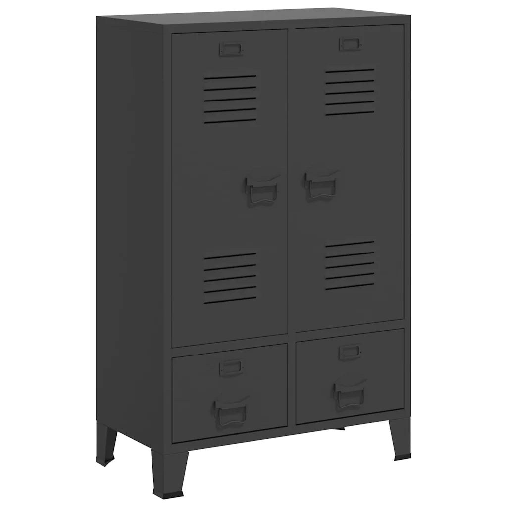 Armadio Industriale Antracite 67x35x107 cm in Acciaio CFW3862624