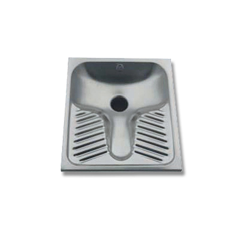 Wc turca da appoggio inox
