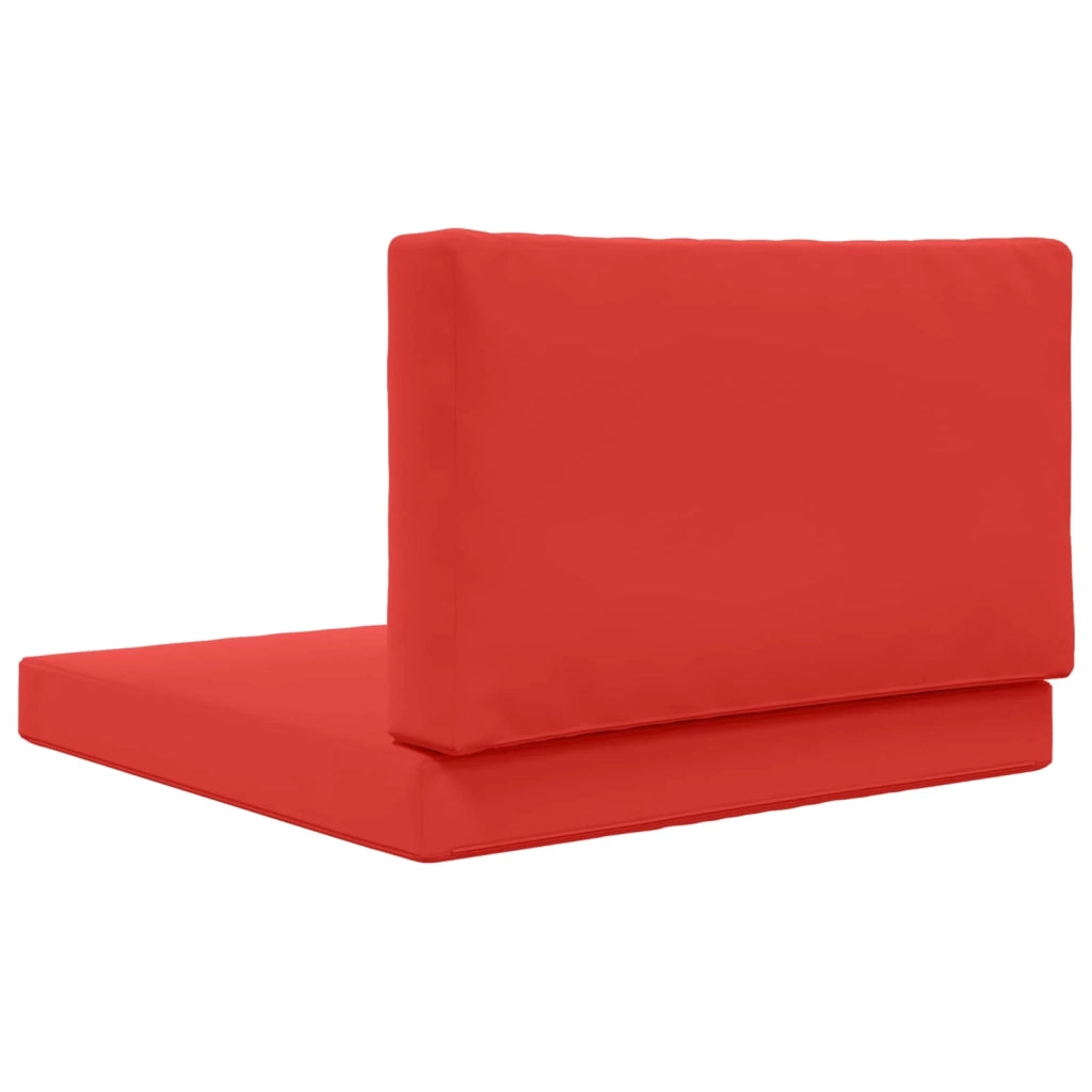 Cuscino per divano da esterno 2 pcs Rosso Poliestere 900835