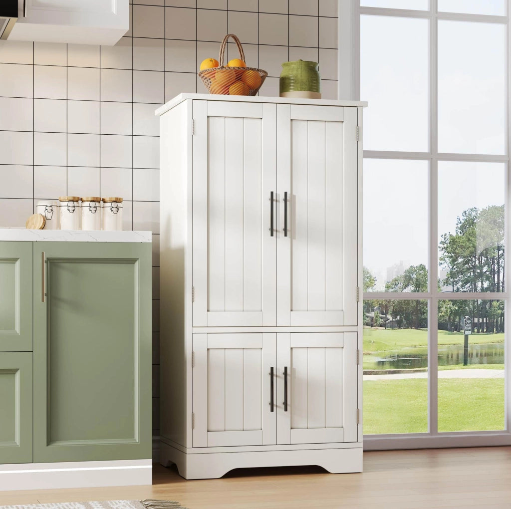 Mobile da cucina 120x60x40 cm in MDF con luce LED a sensore; bianco