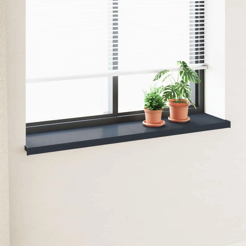 Soglia della Finestra Antracite con Venature del Legno PVC CFW7658878