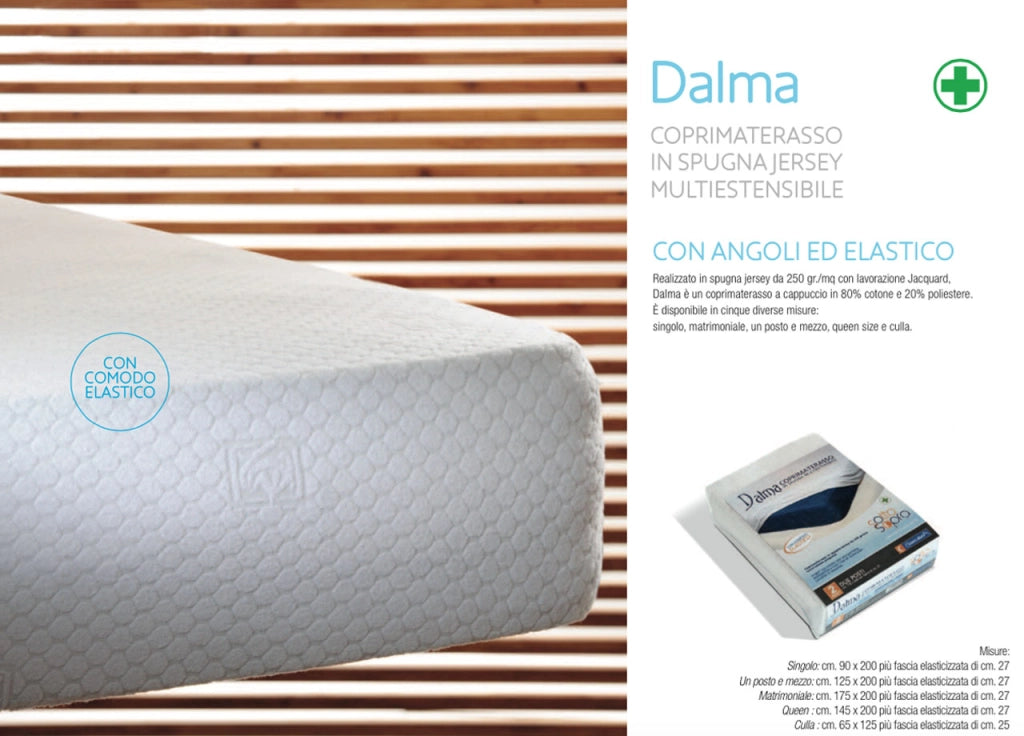 Coprimaterasso Dalma In Spugna Jersey Multiestensibile - Culla - Dalma