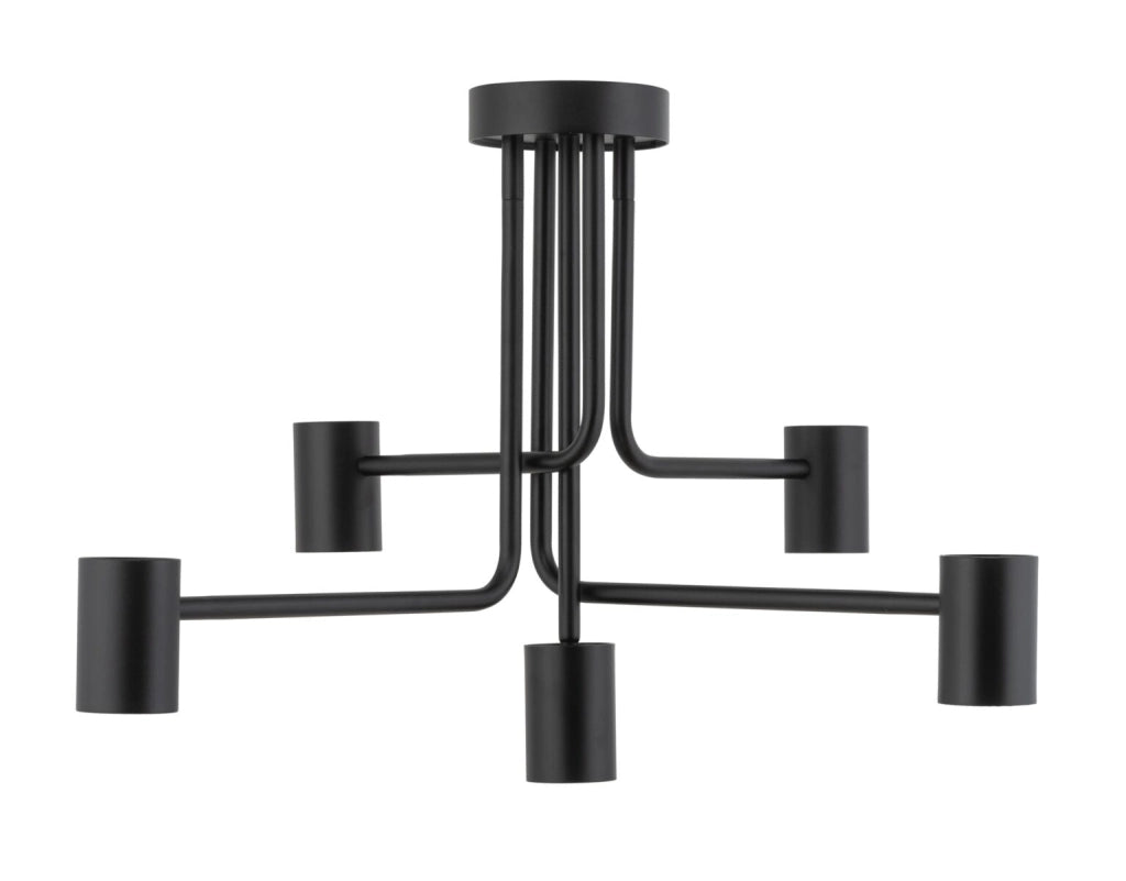 Plafoniera moderna nera Luis 5xGU10 25W Sigma Lighting