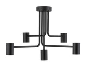 Plafoniera moderna nera Luis 5xGU10 25W Sigma Lighting