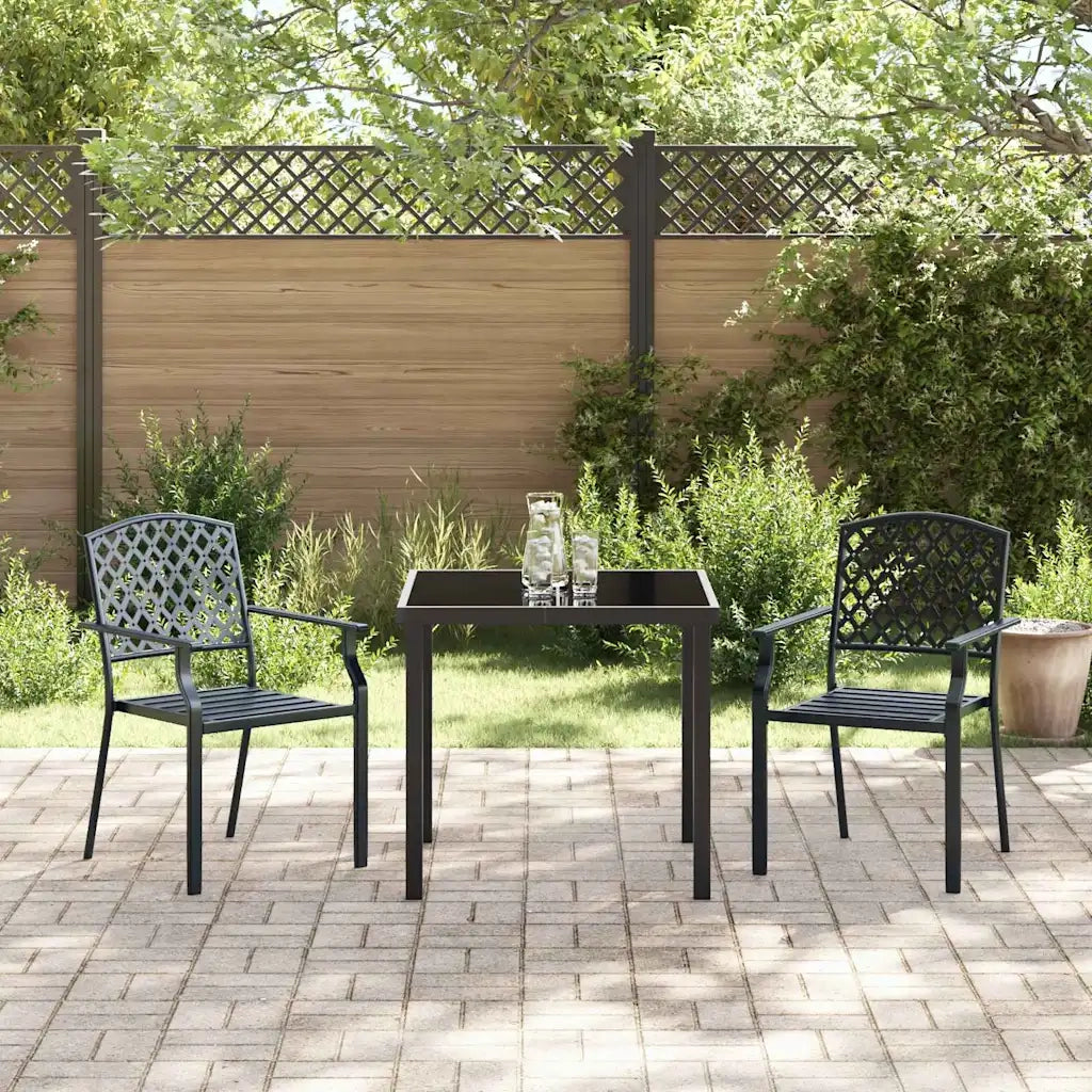 Set da Pranzo per Giardino 3 pz Antracite 3379303