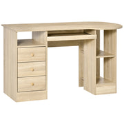 Scrivania Ufficio con Scaffali e Cassetti in Legno ¨C Zephmum ¨C 125x60x74cm