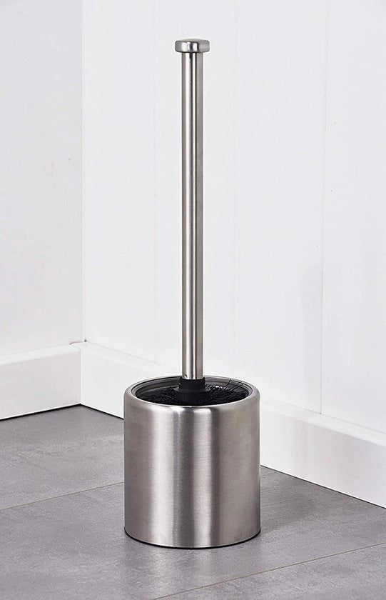 Asciugamani per wc, set di asciugamani per wc, astuccio per asciugamani per wc, astuccio per asciugamani in acciaio inossidabile, vetro, argento, nero, asciugamani per wc per bagno