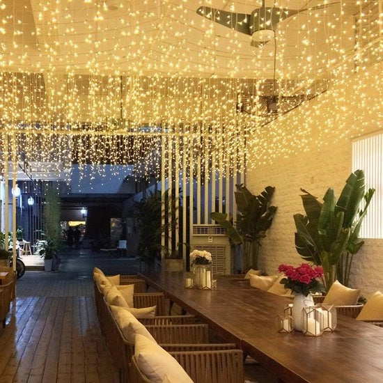 Illuminazione di Natale Tendalight 4x06m 144LED - IP44 Impermeabile - Interno-esterno - Camera da letto Soggiorno - Illuminazione Decorativa