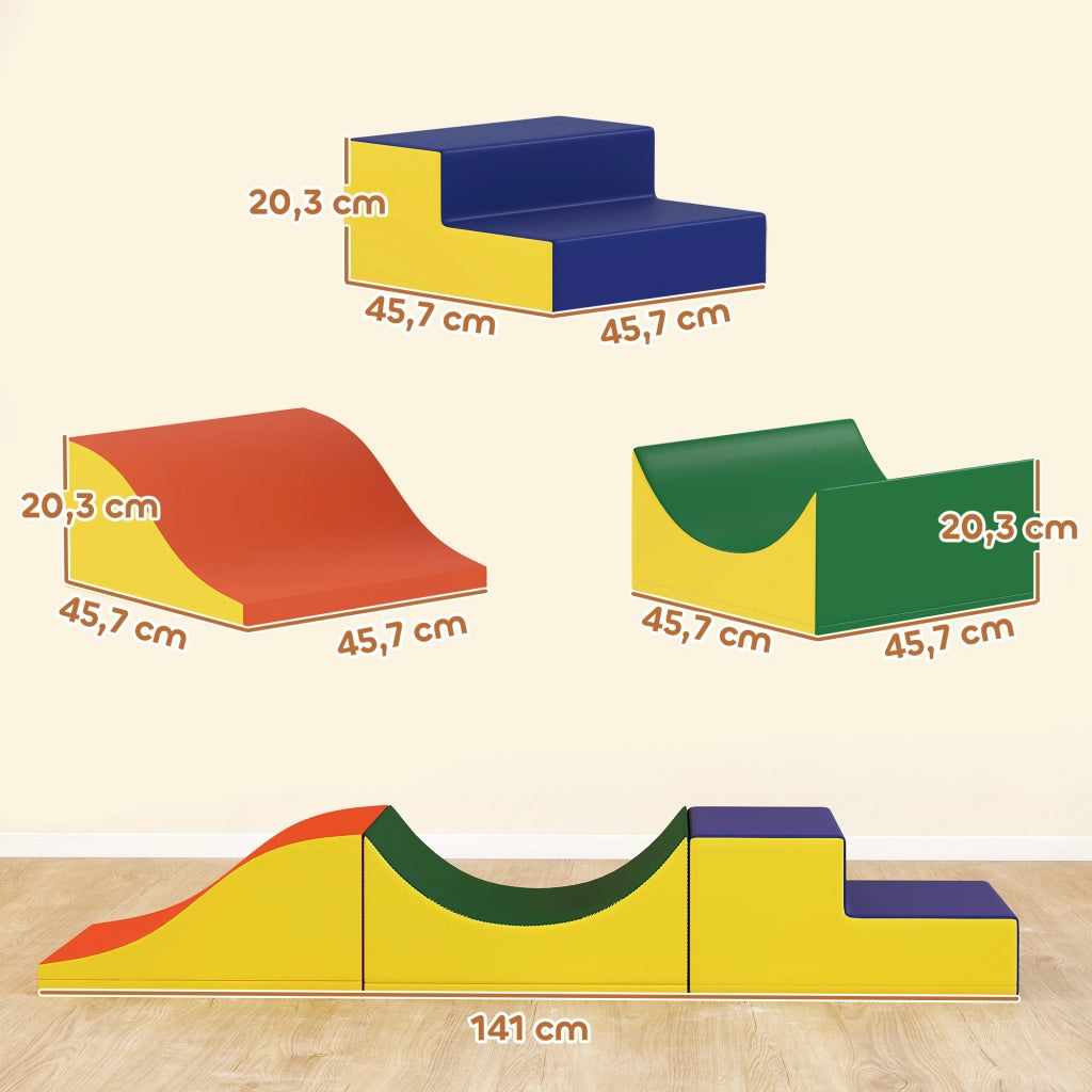 Set 3 pezzi per arrampicata e gattonamento ¨C Minimal ¨C Giallo