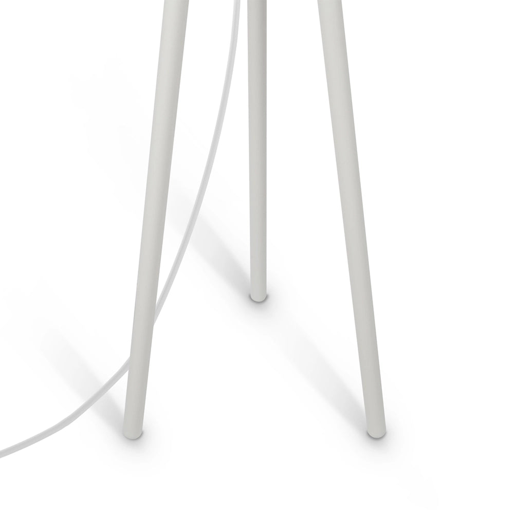 Lampada da terra bianca treppiede Calvin Maytoni E27