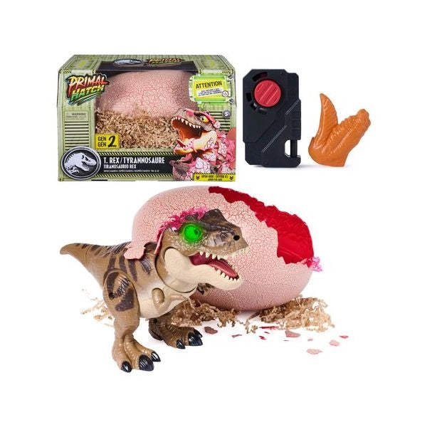 Animale interattivo spin master 6076597 primal hatch dinosauro interat