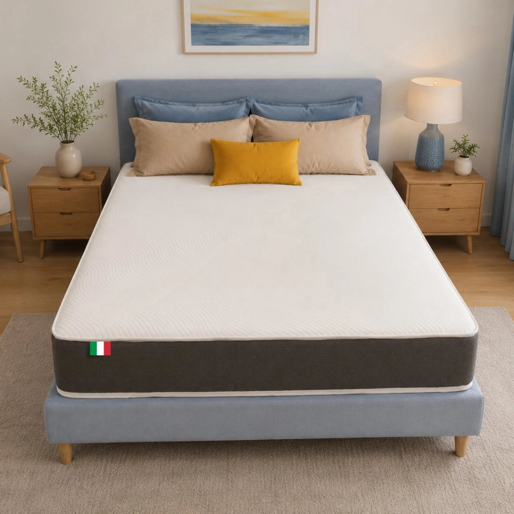 COMFY LINE Materasso Piazza e mezzo 130X195 Cm Memory Alto 20 ESSENTIAL