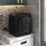 Asciugatrice compatta da 4 kg; 48 per 40 per 56 cm; 6 programmi; touchscreen LED; nera