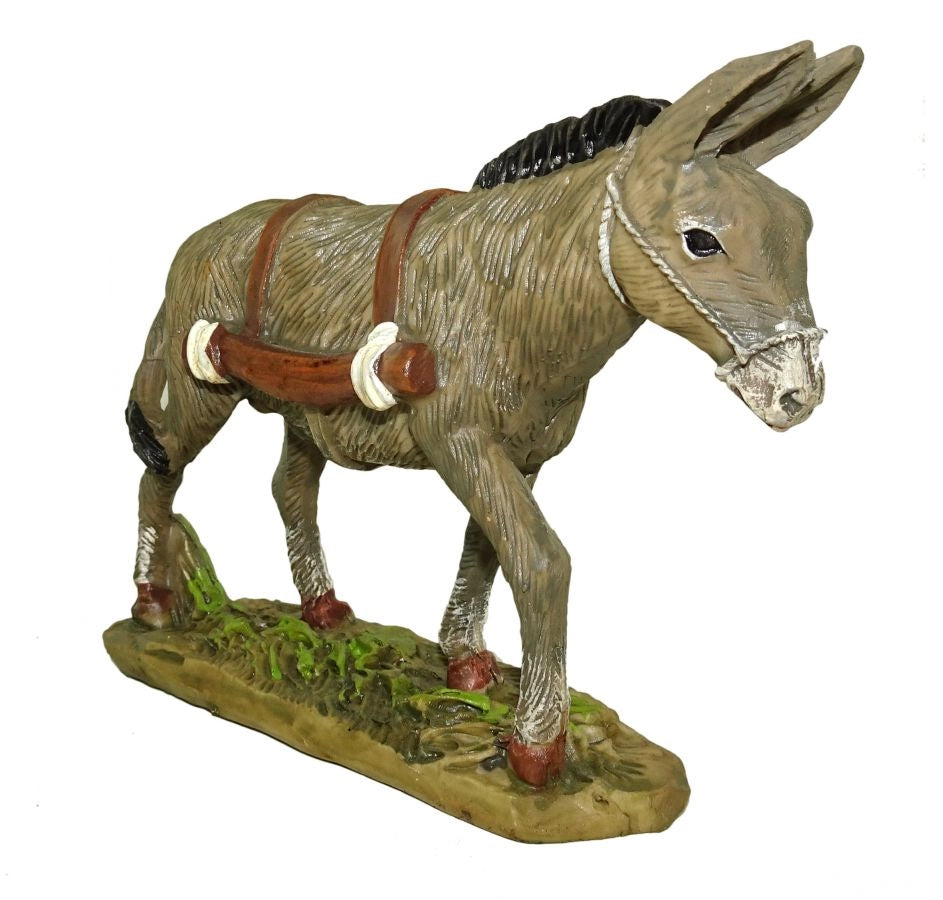 Asino per presepe da 10 cm