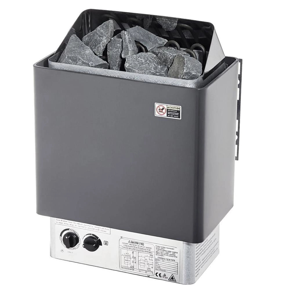 Stufa Sauna Elettrica 8KW Portatile Interno Esterno 400V Timer 3 Ore Controllo Integrato 8-12m³ Hotel