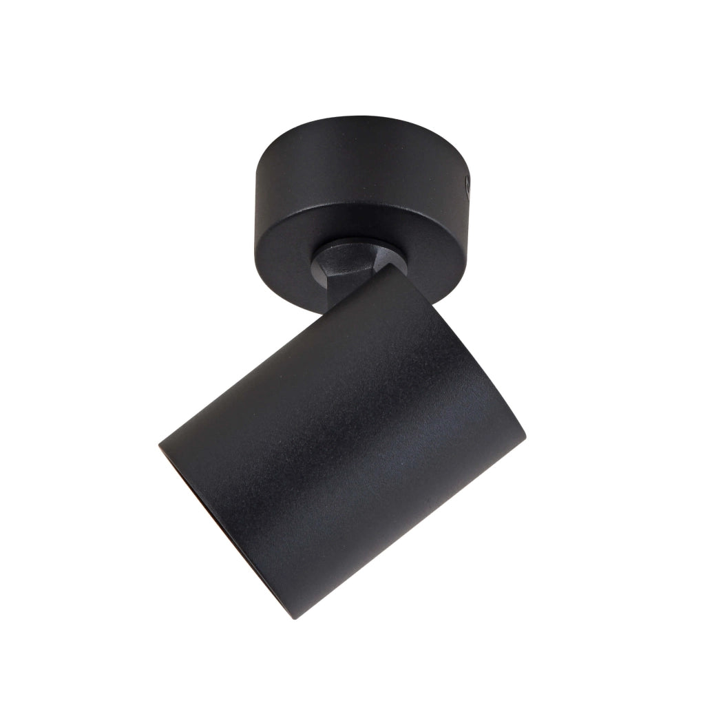 Spot soffitto Snow GU10 nero orientabile Light Prestige