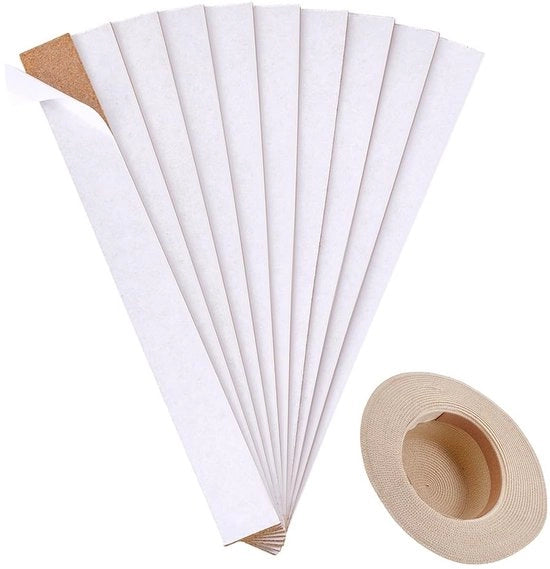 Set di 10 Riduttori di Dimensione per Cappello Autoadesivi