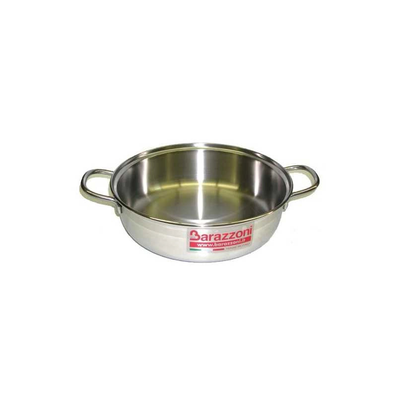 Tegame Inox 2 Manici cm 28 Bonita Barazzoni