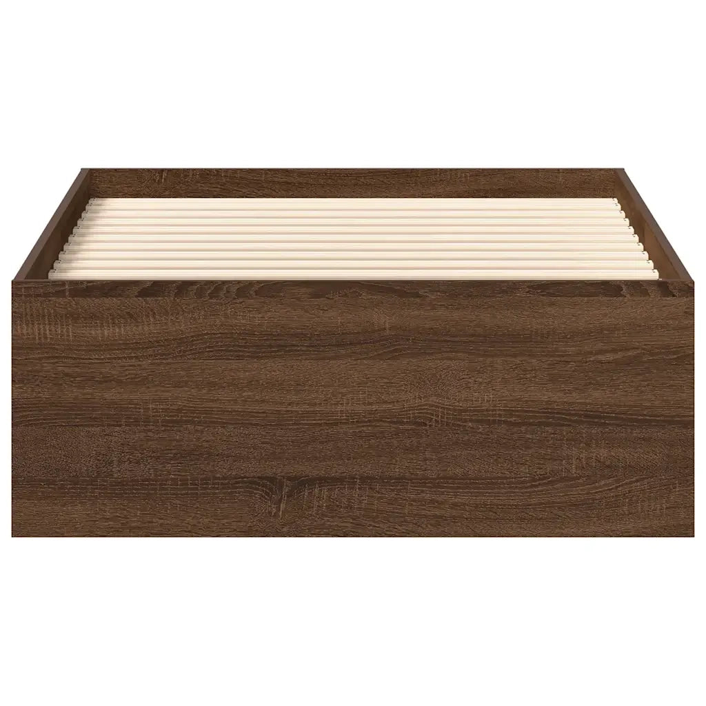 Giroletto-Struttura Letto Rovere Marrone 90x190 cm