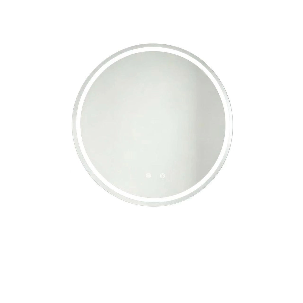 Specchio da bagno illuminato con comando touch luce dimmerabile tre tonalità vetro argentato senza rame da 5 mm