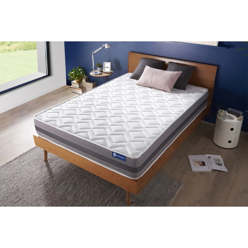 Materasso Actiflex relax 90x180cm - Spessore : 24cm - Molle insacchettate e memory foam - Moderatamente rigido