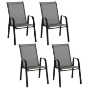 Sedie da Giardino Impilabili ¨C Minimal ¨C Grigio
