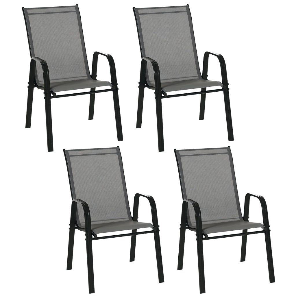 Sedie da Giardino Impilabili ¨C Minimal ¨C Grigio