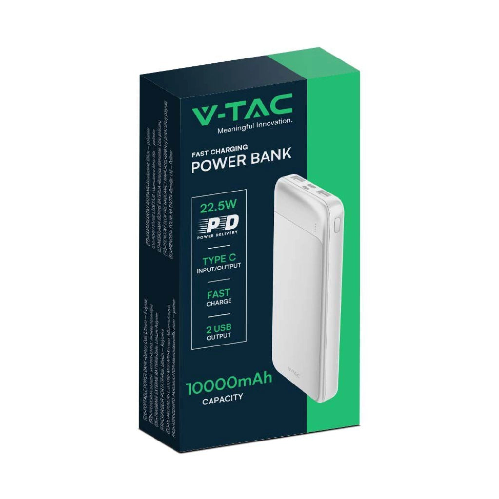 White White White da 10000 mAh Caricatore veloce