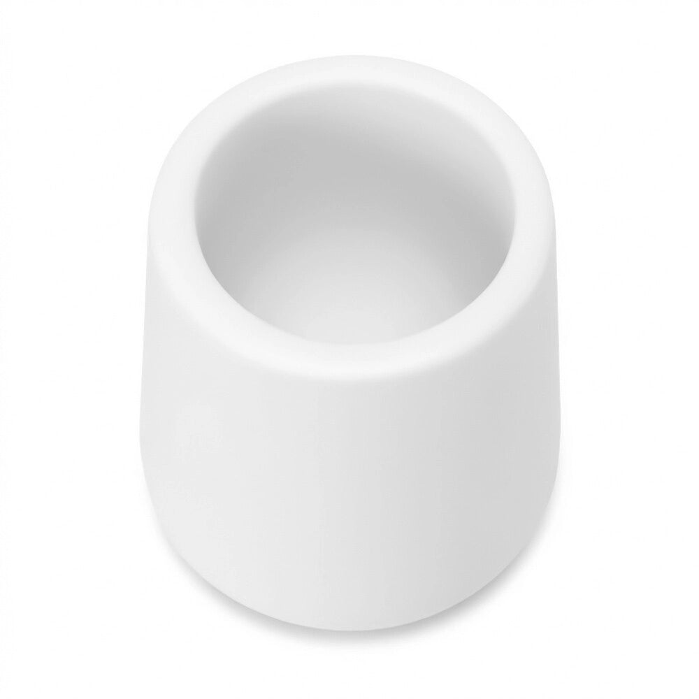 Porta scopino bianco da appoggio in ceramica antibatterica Sidney