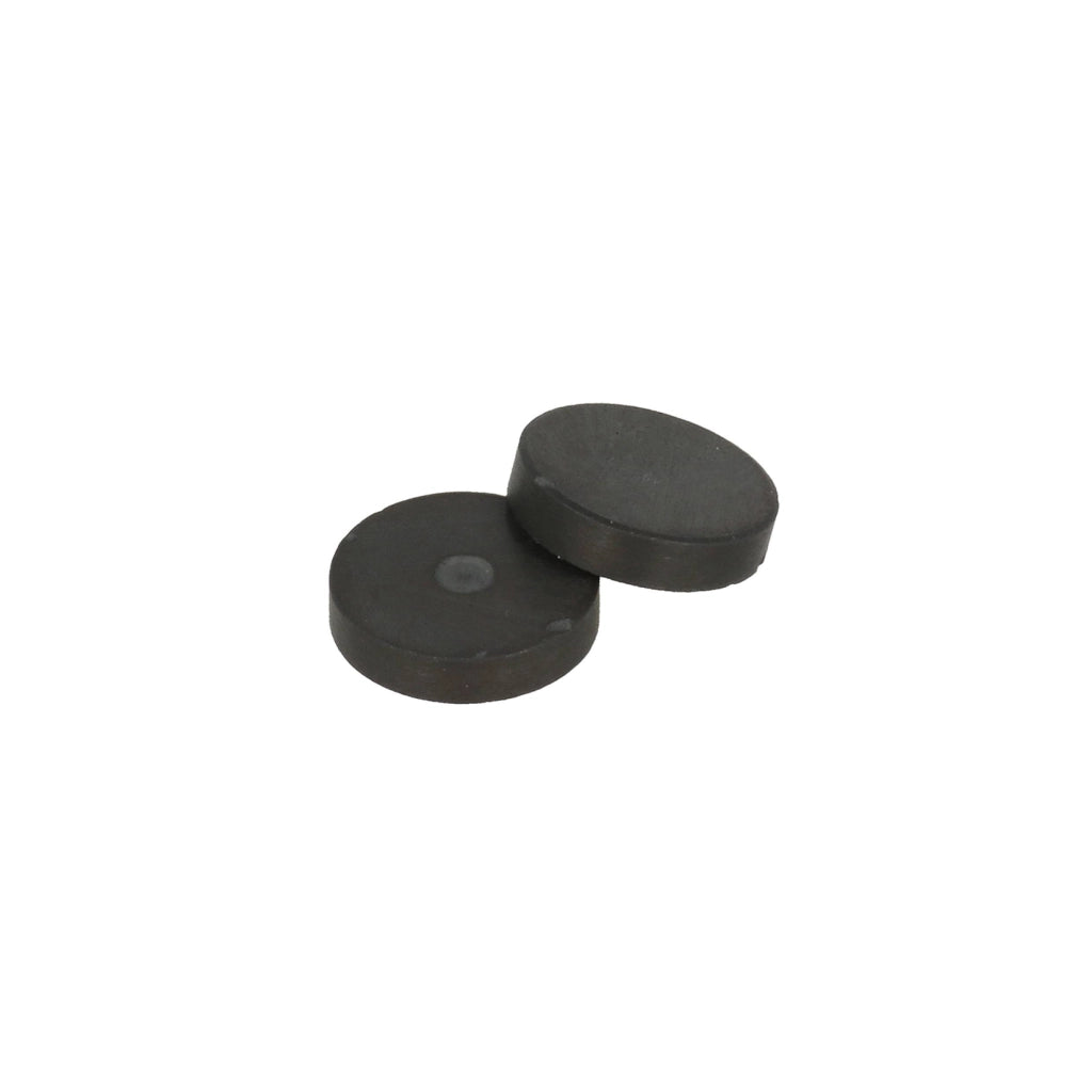 Magneti Ã˜ 20 mm. altezza 4.5 mm. colore nero 6 pezzi