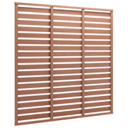 Pannello di recinzione | Recinzione da Giardino in WPC 180x180 cm Marrone