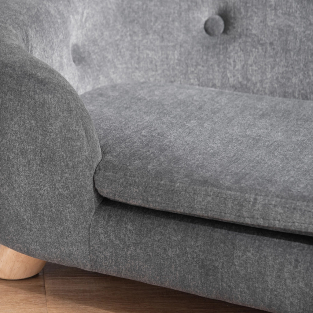 Cuccia per Cani con Cuscino ¨C zephmum ¨C Grigio Antracite 70x47x30cm