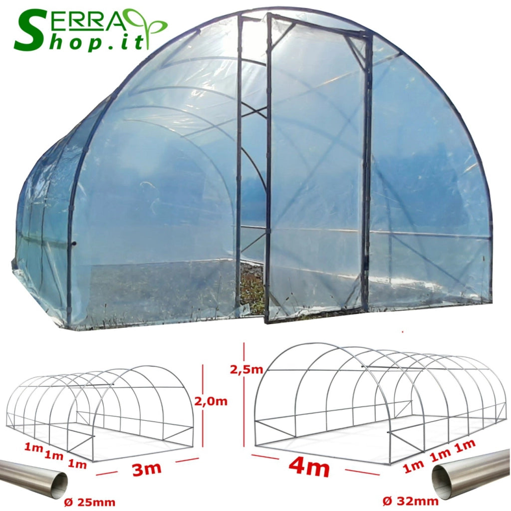 Serra Easy Plus 4x5m con copertura PE 200MC