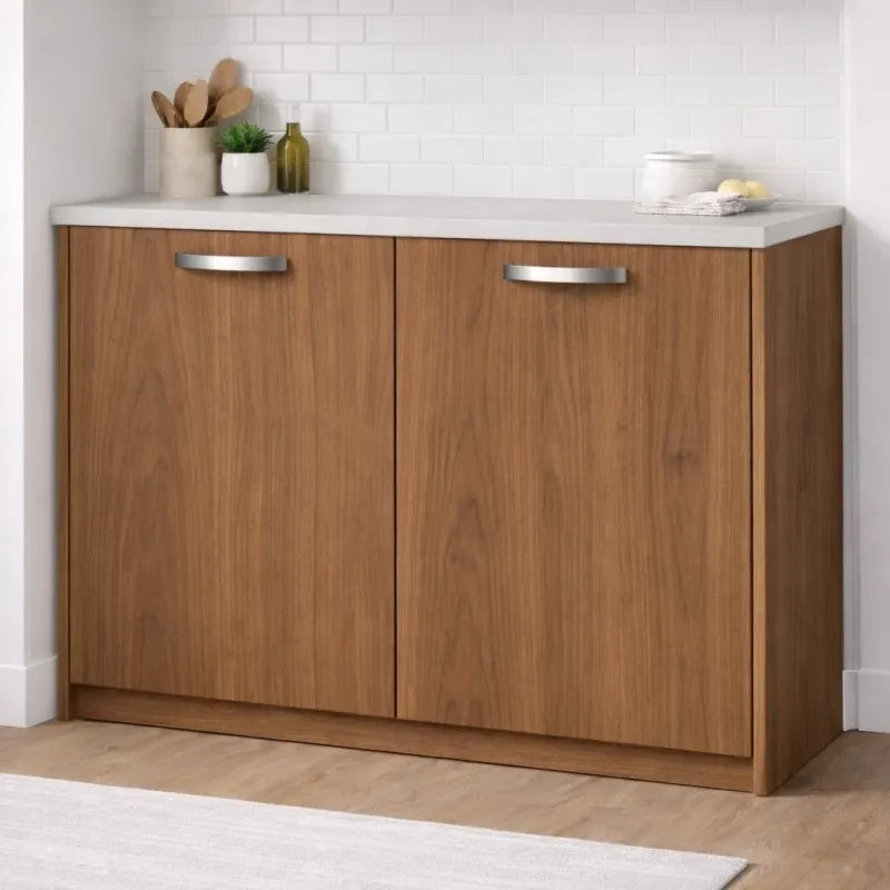 Anta per mobili in Legno nobilitato Compresa di Maniglia 72x40 Noce