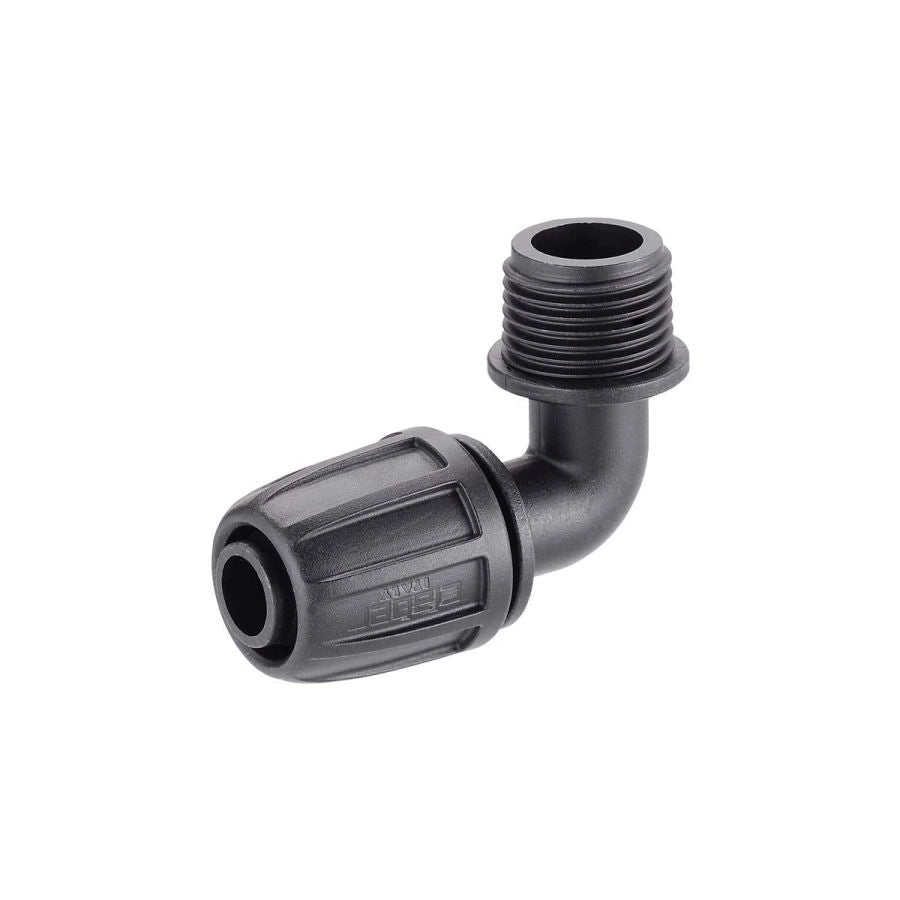 GOMITO FILETTO 1/2 POLLICE PER MICROIRRIGAZIONE DA GIARDINO CLABER