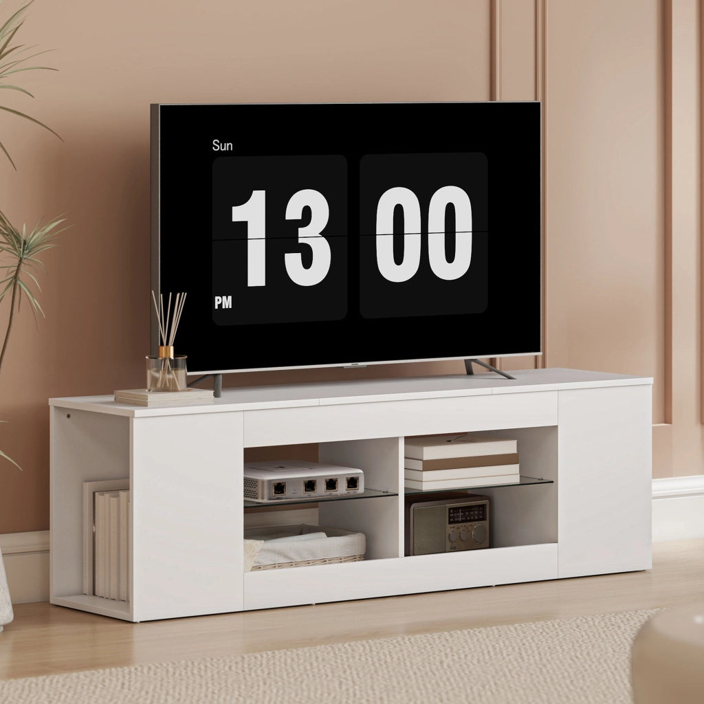 Mobile TV ¨C Minimal ¨C Bianco, Spanplatte, 140 cm