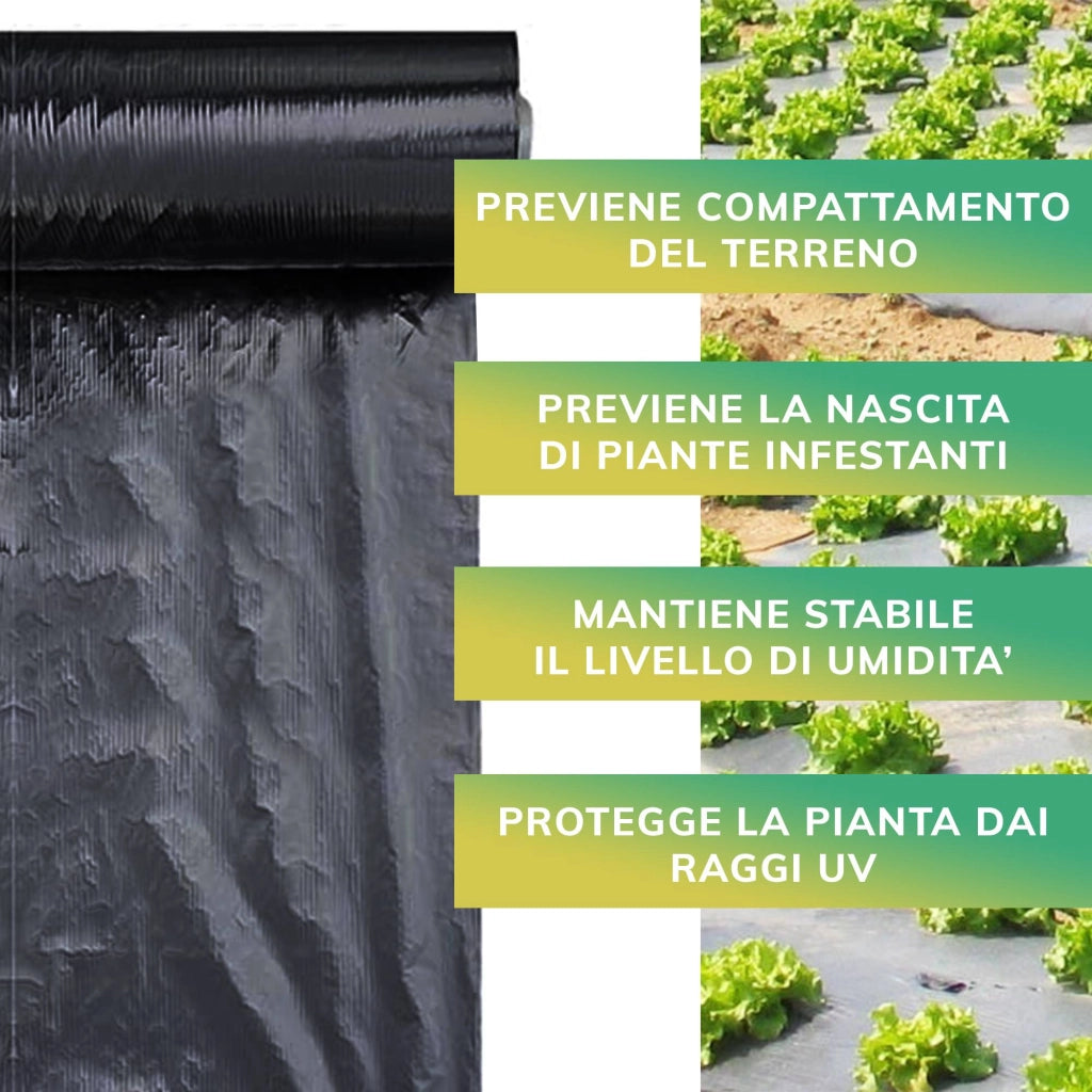 TELO PACCIAMATURA PASSO 30 EBAY 80 cm/100 mt