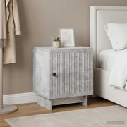 Armadio da Notte 2 pz Grigio Cemento 43 x 34,5 x 50 cm 893882