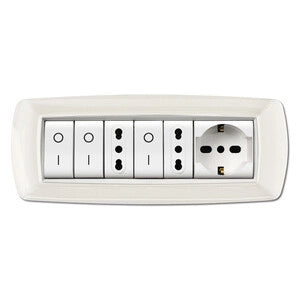 PLACCA LIFE LIVING PLAST BIANCO 7P CORNICE BIANCO- 1,0 pz
