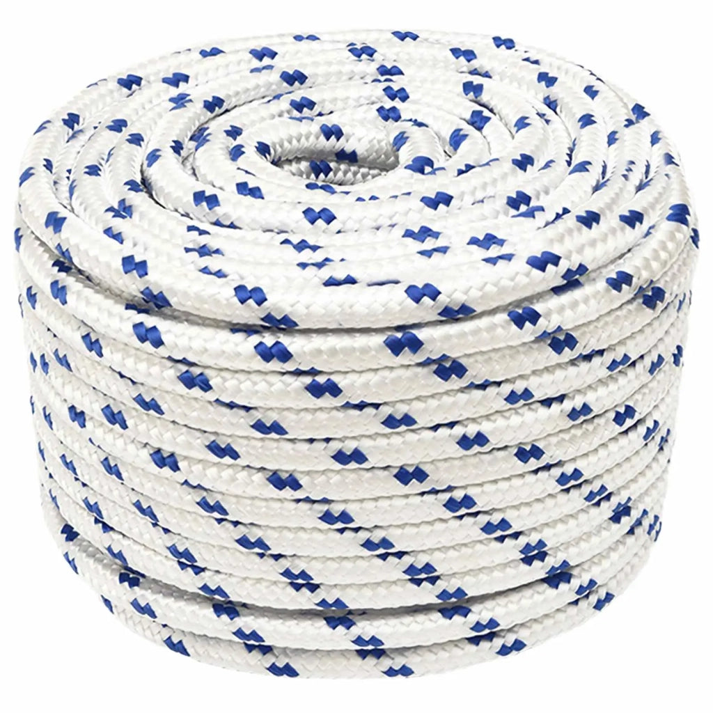Corda multiuso 12 mm 25 m Bianco e Blu PP 930 kg Carico massimo 3473170