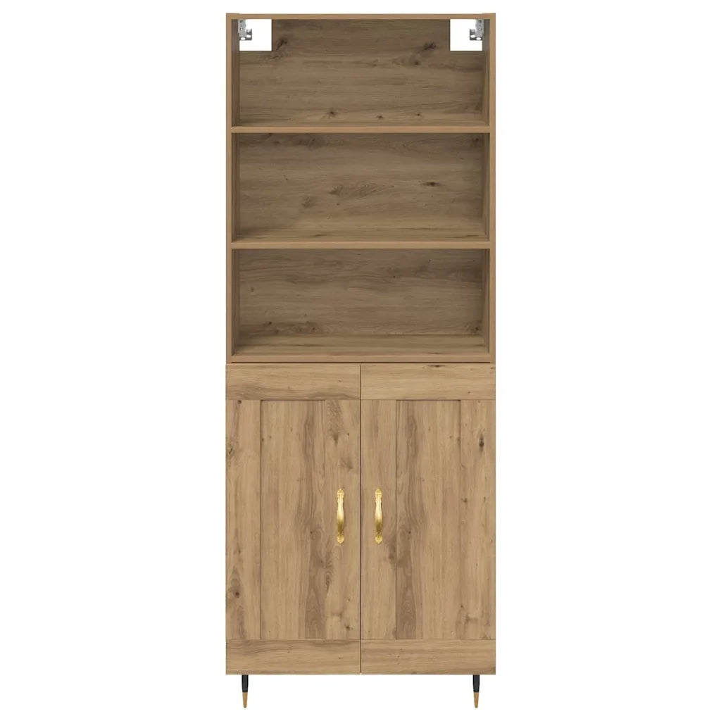 Credenza | Madia | Buffet da pranzo | Armadio da pranzo Rovere artigianale 69,5 x 34 x 180 cm