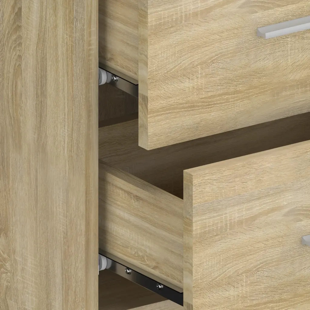 Comodini a Muro 2 pz Rovere Sonoma 810996
